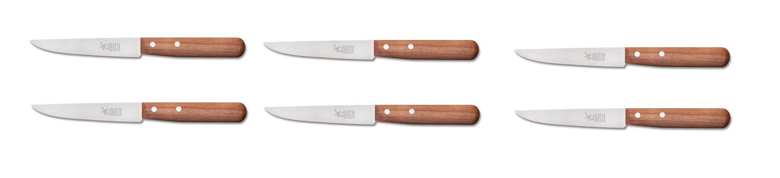 Steakmes Robert Herder Buckels Kersenhout Set Van 6